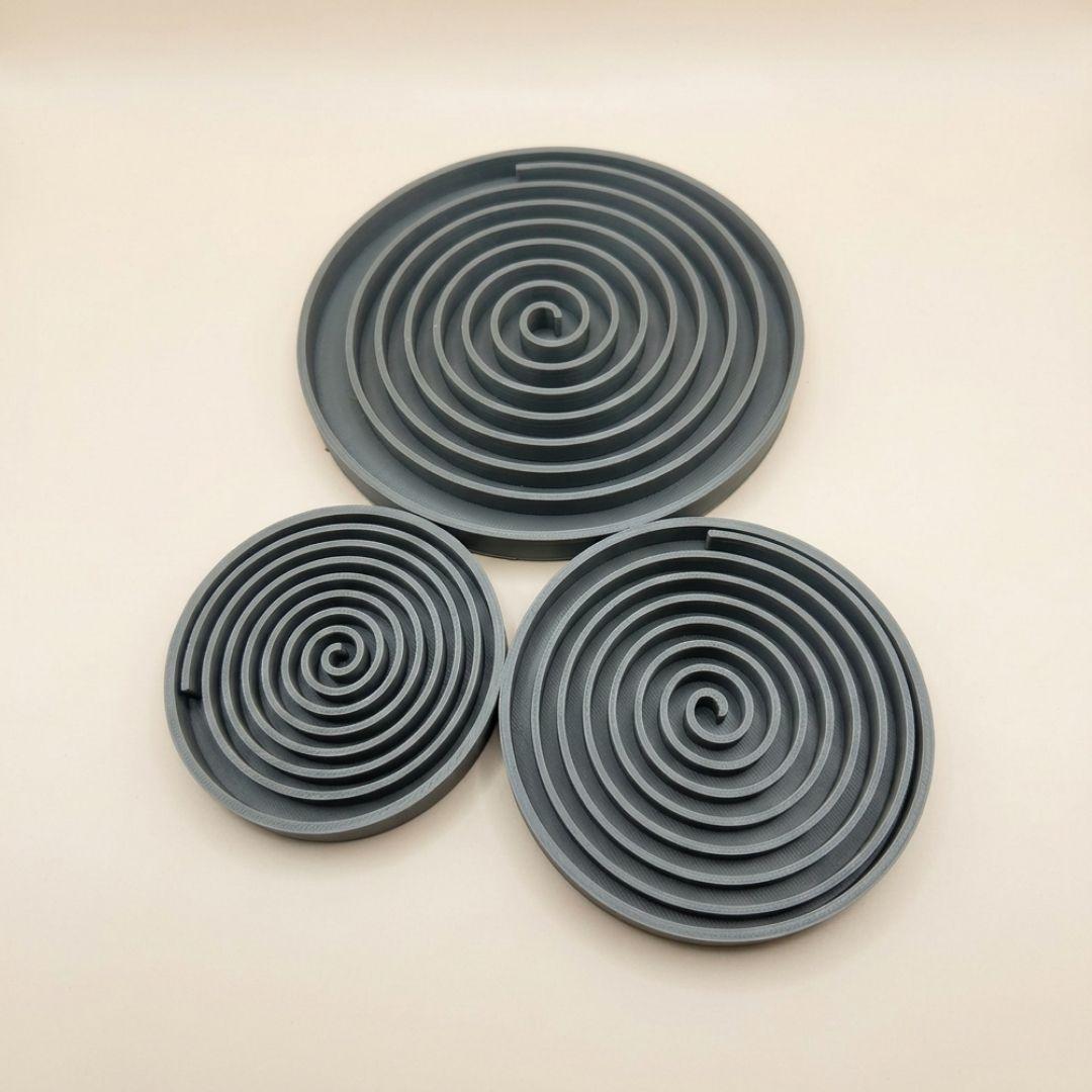 Set de Platos Espiral 🪴💧 — Drenaje inteligente para raíces sanas