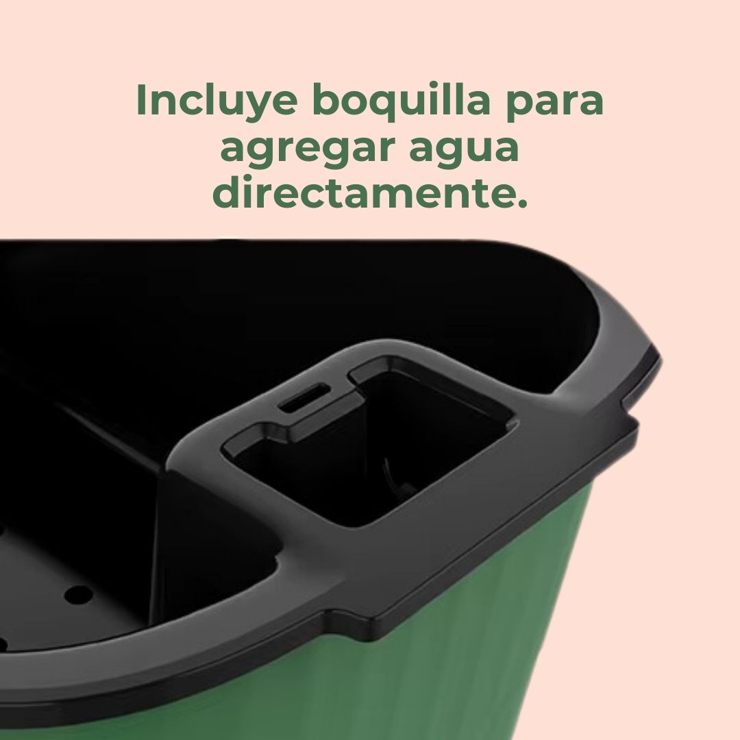 Maceta de Autorriego Rectangular – Diseño Moderno y Práctico