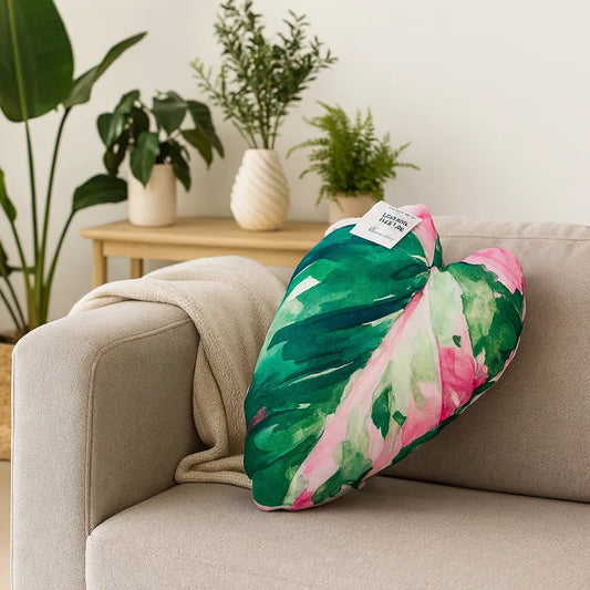 Cojines Hoja LivingSelva – Decoración natural y acogedora para tu hogar