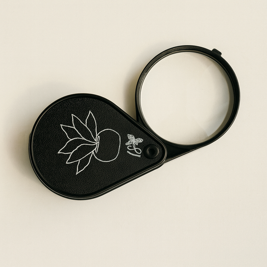 Lupa portátil para plantas 8x6 cm – Detecta plagas fácilmente
