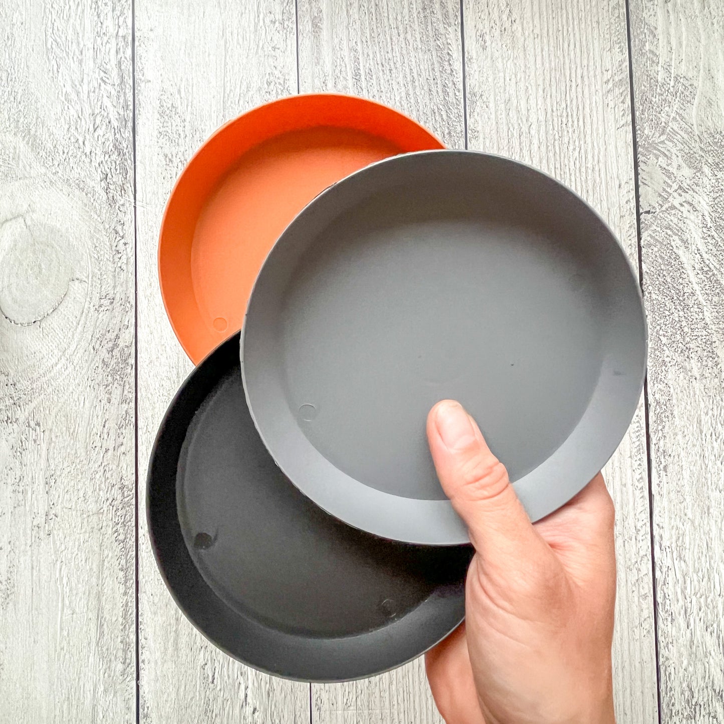 Platos de Colores para Macetas