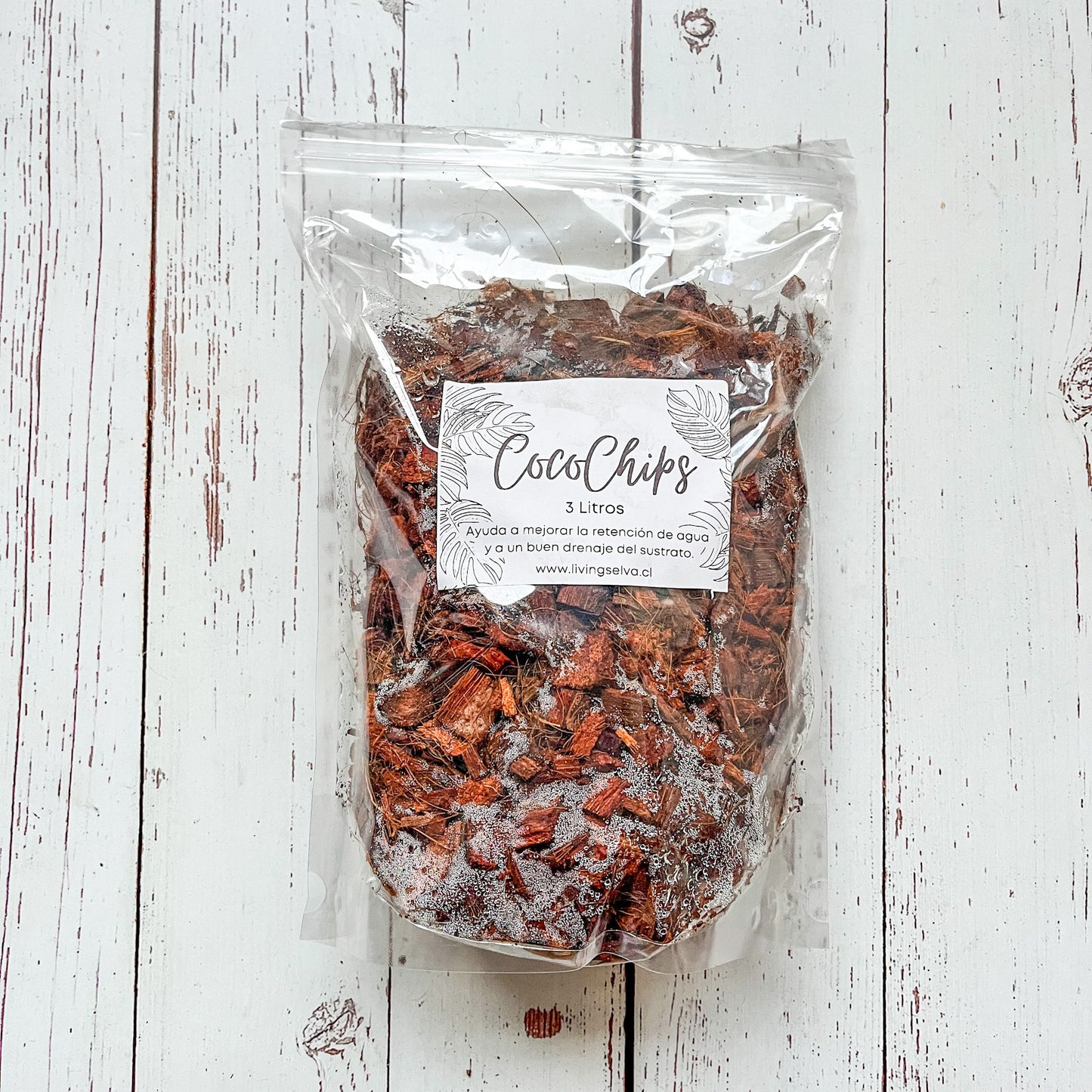 Corteza de Coco (Cocochips) - 3L para Plantas Tropicales y Tutores