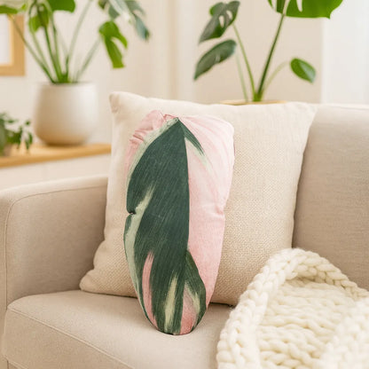 Cojines Hoja LivingSelva – Decoración natural y acogedora para tu hogar
