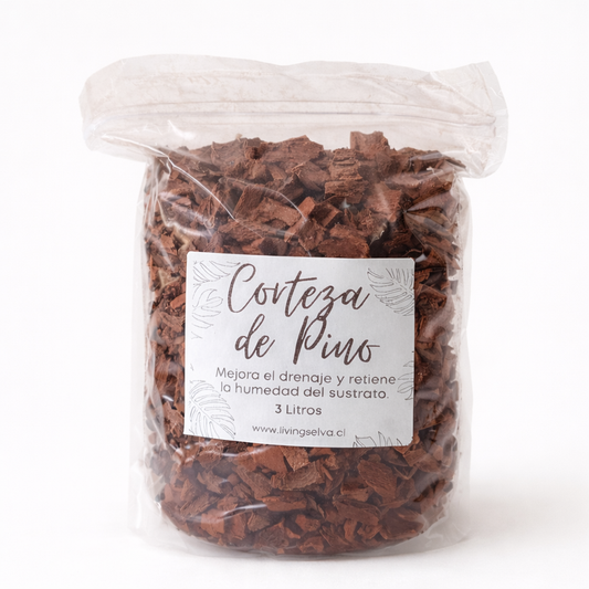 Corteza de Pino Media/Fina – 3 Litros