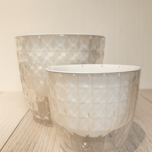 Maceta Autorriego BlancoOval